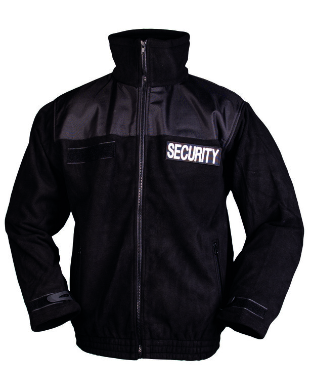 Jachetă fleece Mil-Tec® SECURITY - neagră
