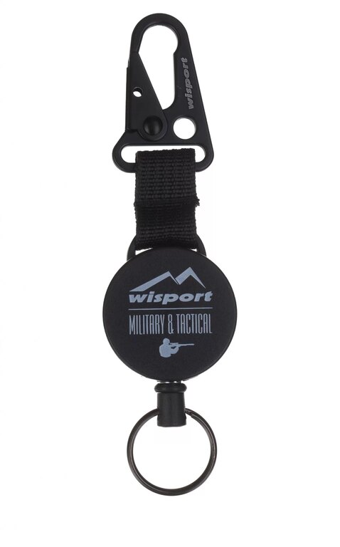 Karabina Key-Back cu şnur retractabil Wisport®