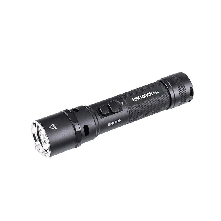 Lanternă P86 1600 lm cu fluier electronic 120db NexTorch®