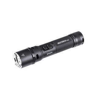 Lanternă P86 1600 lm cu fluier electronic 120db NexTorch®