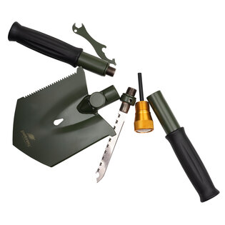 Lopată multifuncțională Survival II 7în1 Petreq®