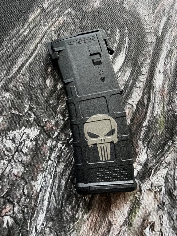 Magazie pentru AR15, 30 de cartușe, calibru 5.56x45 NATO Magpul® / Punisher