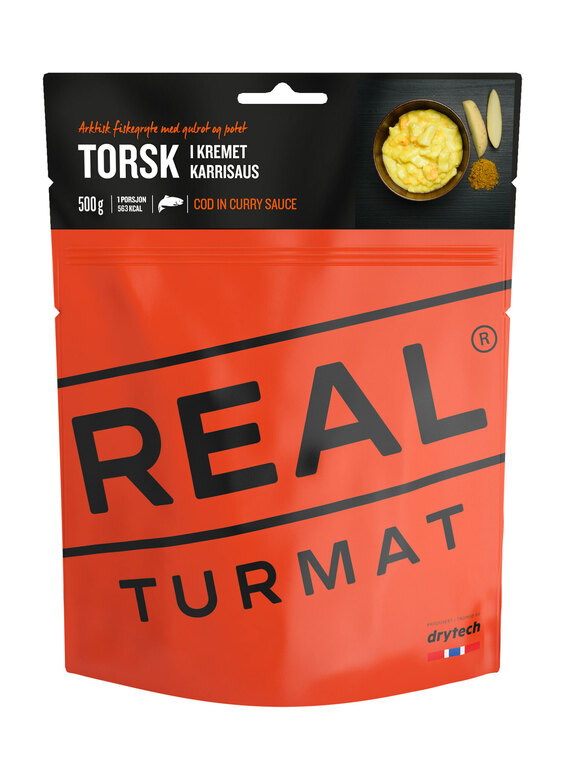 Mâncare deshidratată Cod în sos curry Real Turmat®