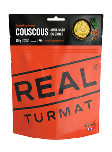 Mâncare deshidratată Couscous cu linte și spanac Real Turmat®