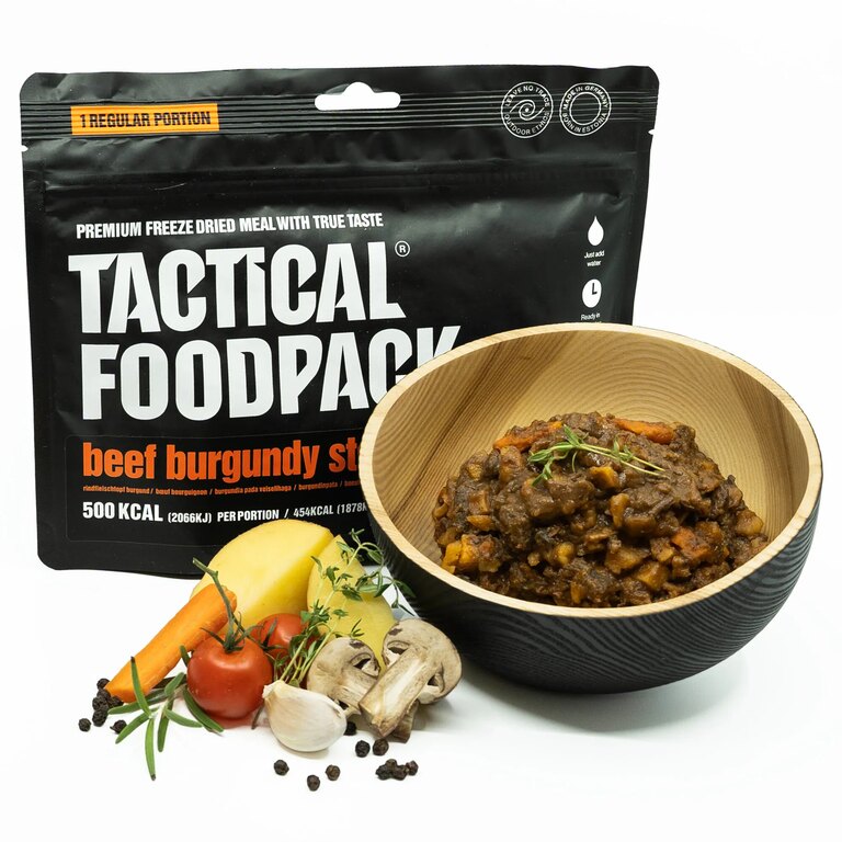 Mâncare deshidratată Gulaș de vită în stil burgund Tactical Foodpack®