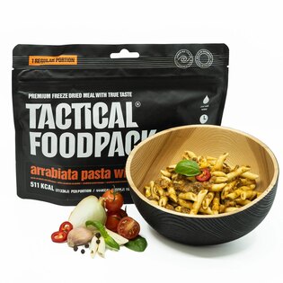 Mâncare deshidratată Paste Arrabiata cu carne de pui Tactical Foodpack®
