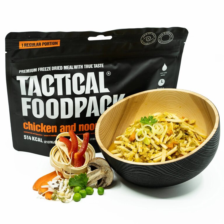 Mâncare deshidratată Pui cu tăiței Tactical Foodpack®