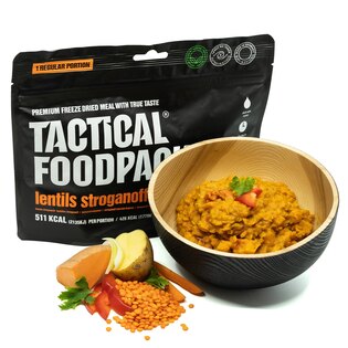 Mâncare deshidratată Stroganov de linte Tactical Foodpack®