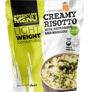 Mâncare uscată Risotto cremos cu sparanghel și broccoli Adventure Menu®