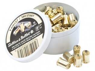 Muniție acustică Sellier & Bellot® / 380 R Blanc / 9mm R Blanc / 9x17 / 50 buc.