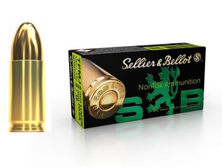 Muniție Nontox Sellier & Bellot® / 9 mm Luger / 7,5 g - 115 grs / 50 buc