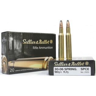 Muniție SPCE Sellier & Bellot® / 30-06 Spring. / 11,7 g - 180 grs / 20 buc.