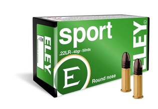 Muniție Sport Eley® / .22 LR / 40 grs / 50 buc.