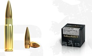 Muniții FMJ Sellier & Bellot® / .300 AAC / 9,55 g - 147 grs / 100 buc.