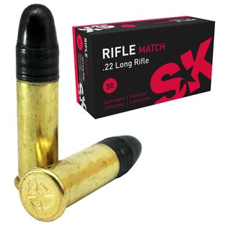 Muniții SK Rifle Match Lapua® / 22 LR / 40 grs / 50 buc