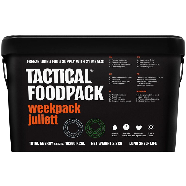 Pachet alimentar de urgență Weekpack Juliett Tactical Foodpack®