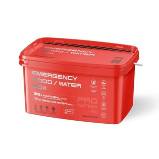 Pachet de urgență cu produse alimentare Emergency Food / Water Pro Ration®, cutie cu 23 porții