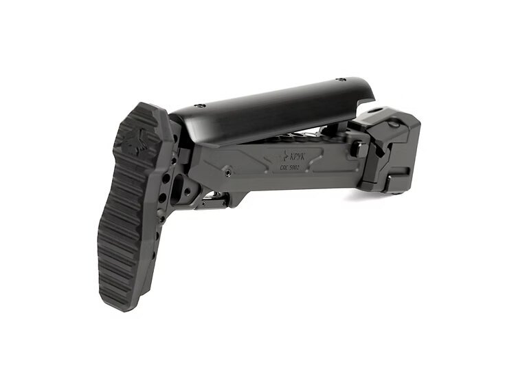 Pat universal telescopic cu adaptor pliant pe partea stângă pentru AK/AKSU Kpyk®