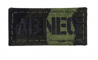 Patch-ul AČR IR Combat Systems® grupa sanguină AB NEG - model 95