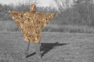Pelerină de camuflaj Compact Poncho Ghosthood® IRR