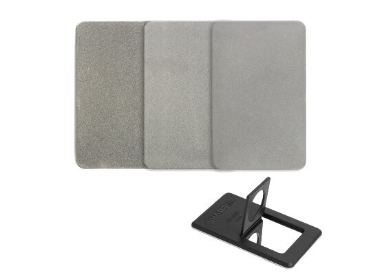 Piatra de ascuțit Diamond Stone, ambalaj 3 buc, Coarse - Fine - Extra-Fine Sharpal®