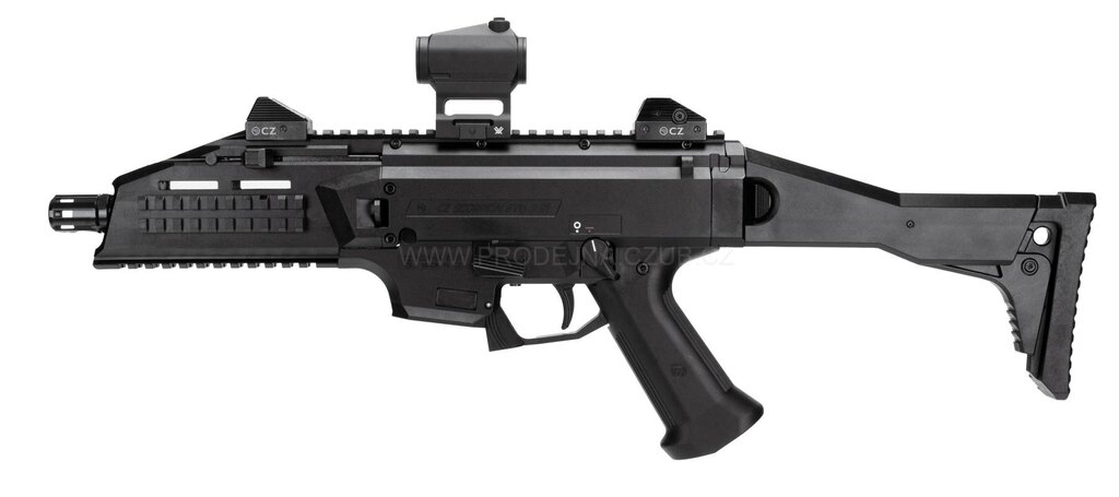 Pistol-mitralieră CZ SCORPION EVO 3 S1 + colimator Vortex Crossfire / calibru 9×19 CZUB®