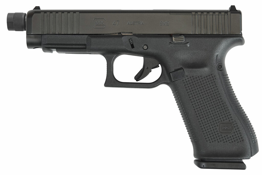 Pistolă Glock 47 Gen5 FS MOS cu filet M13,5x1 / calibru 9x19