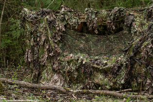 Plasă de camuflaj multispectral pentru poziția de tragere închisă Ghosthood®