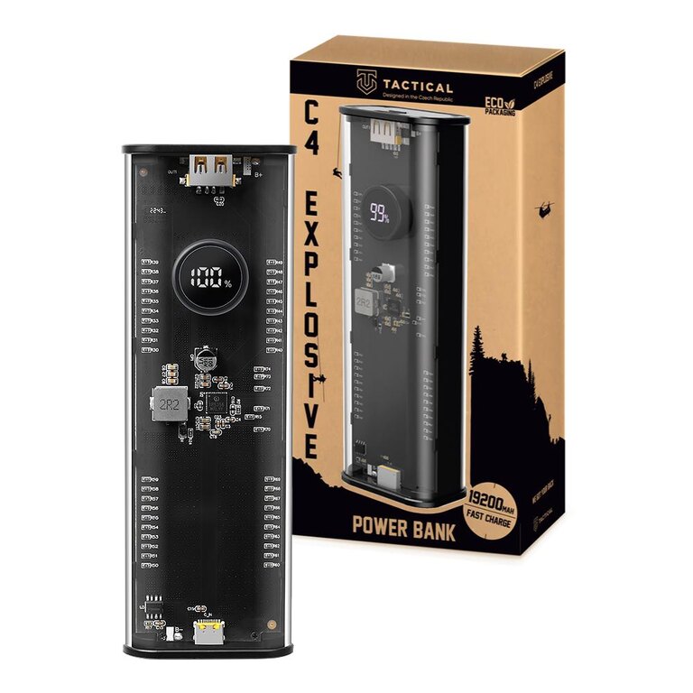 Powerbank C4 Explosive Tactical®, 19200 mAh