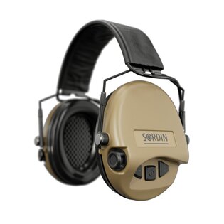Protectoare electronice de urechi Supreme Mil-Spec AUX Sordin®