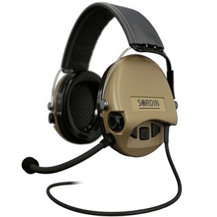 Protectoare electronice pentru urechi Supreme Mil-Spec CC Sordin®, cu microfon