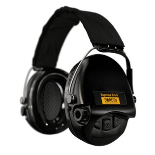 Protectoare electronice pentru urechi Supreme Pro-X Sordin®, bandă de susținere textilă