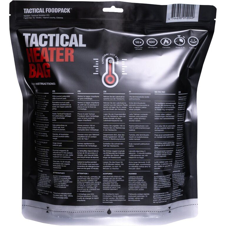 Pungă pentru încălzirea alimentelor Tactical Heater Bag / capsule Tactical Foodpack®