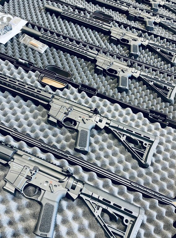 Pușcă semiautomată AR15-9 S4F SD10,5" / calibru 9 mm Schmeisser® / amortizor integrat A-Tec