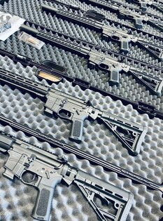 Pușcă semiautomată AR15-9 S4F SD10,5" / calibru 9 mm Schmeisser® / amortizor integrat A-Tec