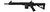 Pușcă semiautomată AR15 M4FL 14,5" / calibru .223 Rem. Schmeisser®