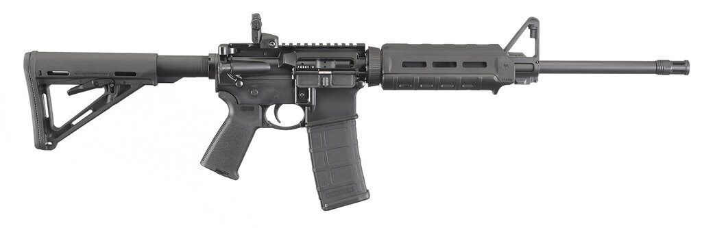 Pușcă semiautomată Ruger AR-556 MOE / 30 focuri, calibru 5.56 NATO / 223 Rem