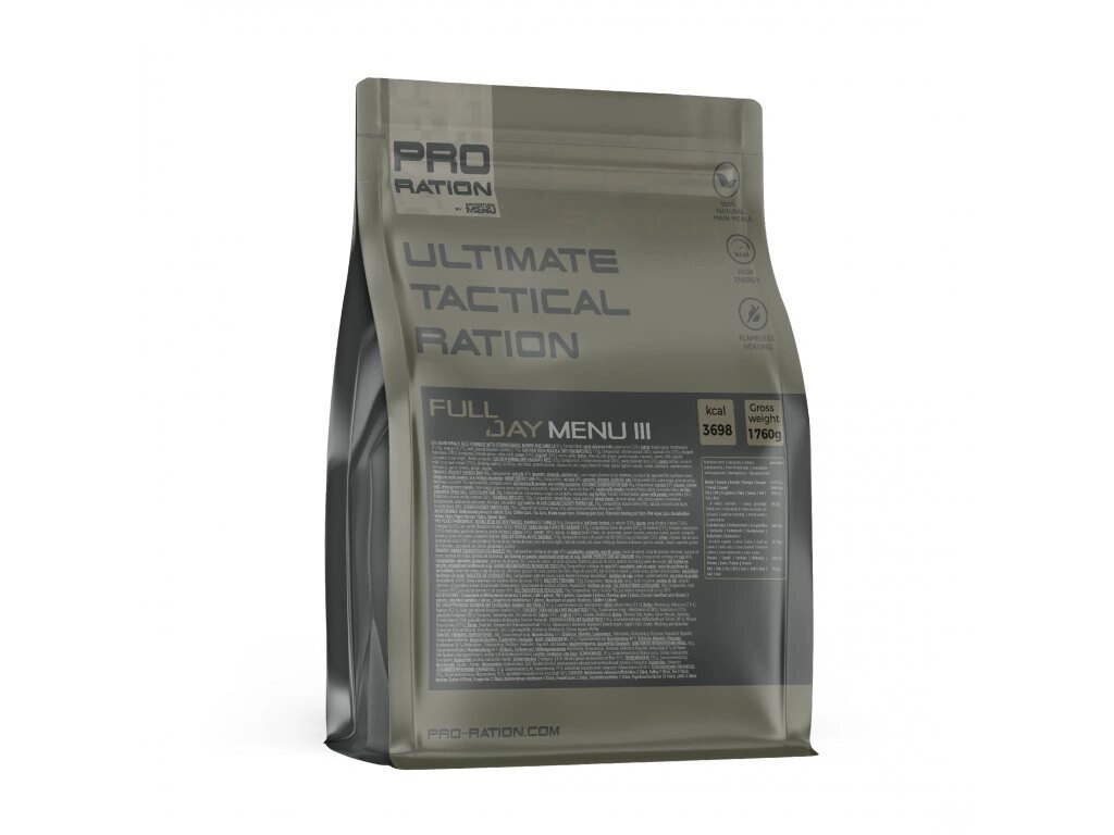 Rația Alimentară Ultimate Tactical Ration Full-Day, MENIU VEGE