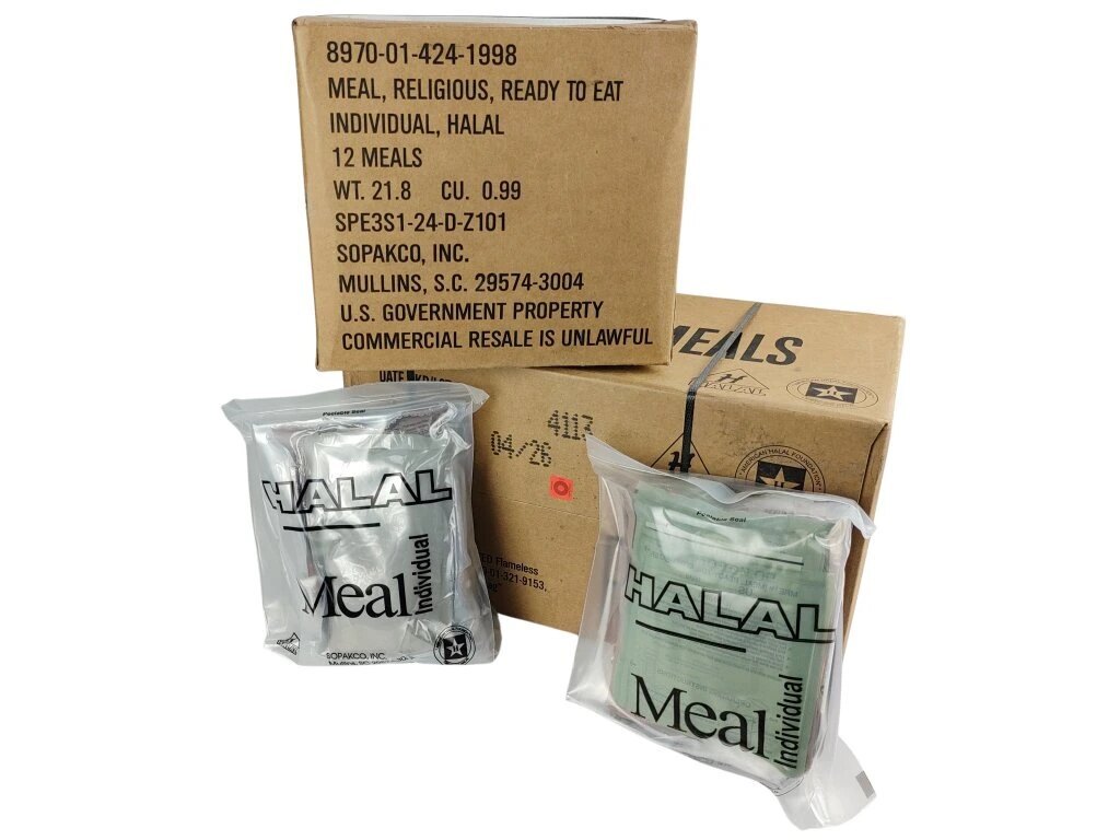 Rație alimentară MRE Halal US ARMY®