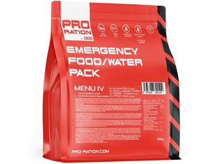 Rație de urgență cu alimente / apă Pro Ration®, MENIU IV