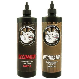 Recipient pentru curățarea amortizoarelor Decimator BoreTech® 2×473 ml