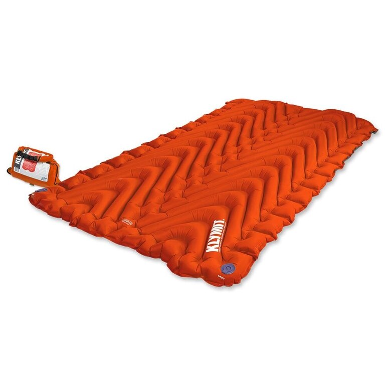 Saltea gonflabilă Insulated Double V Klymit® - portocalie