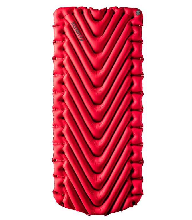 Saltea gonflabilă izolată Static V™ Luxe Klymit® - roșie