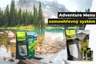Samoîncălzire ALL IN (3 x 30 g + 2 x 60 g + geantă cu fermoar) Adventure Menu®