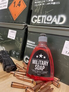Săpun lichid special pentru mâini, corp și păr Military Soap®