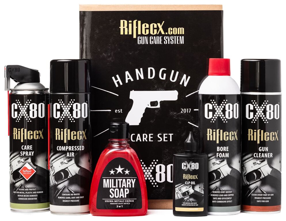 Set curățare HANDGUN pentru pistoale și revolvere Riflecx®
