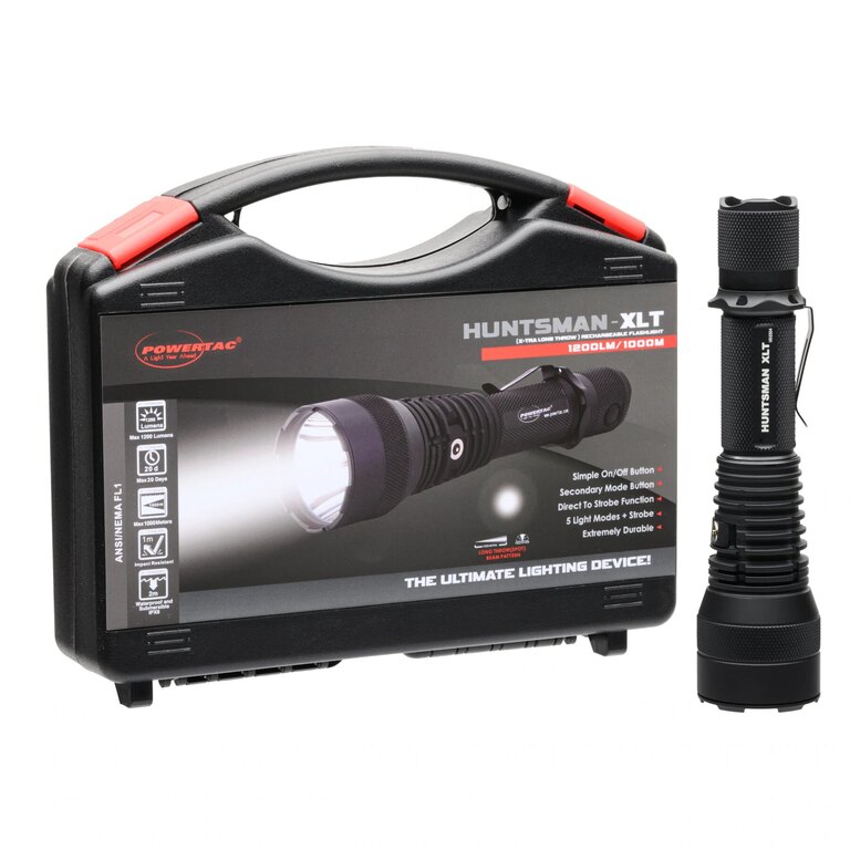 Set de armă (lanternă Huntsman XLT/prindere Offset/comutator de la distanță) PowerTac®