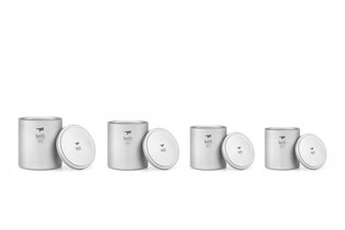 Set de căni termice din titan cu capac Keith®