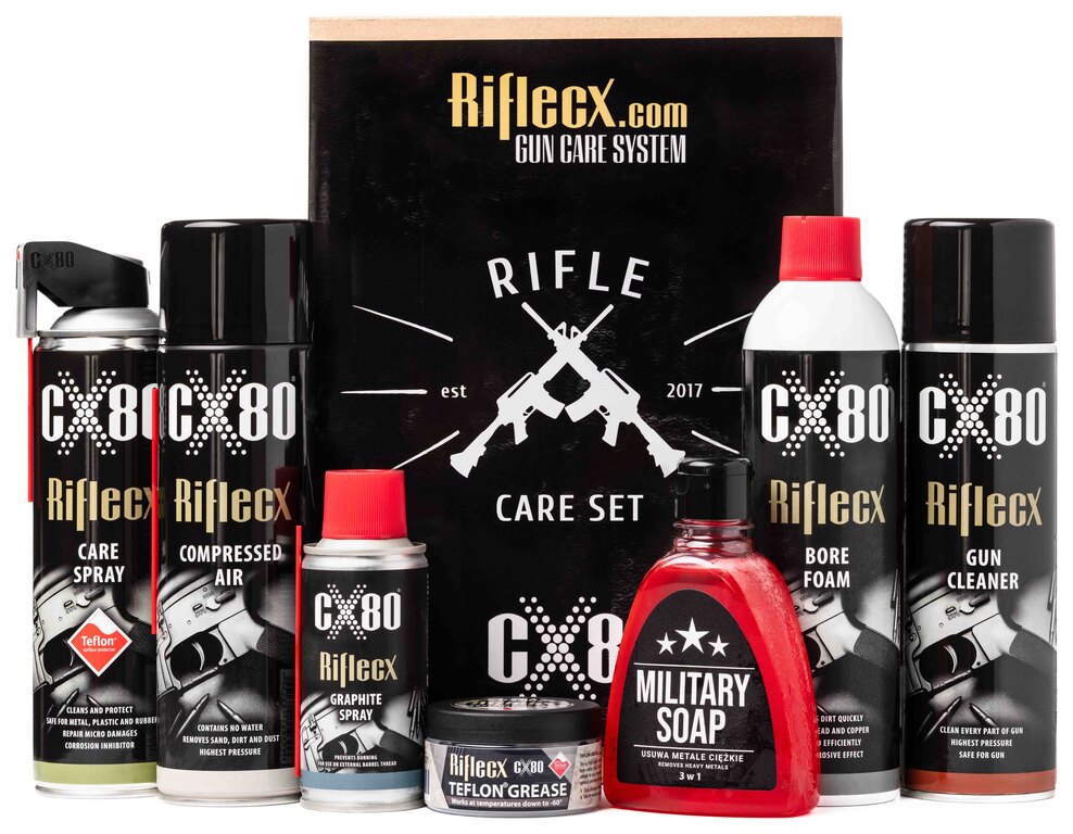 Set de curățare RIFLE pentru arme lungi Riflecx®