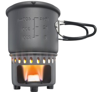 Set de gătit Esbit® CS585HA cu arzător pe combustibil solid